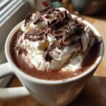 Hot Chocolate with Whipped Cream for Christmas