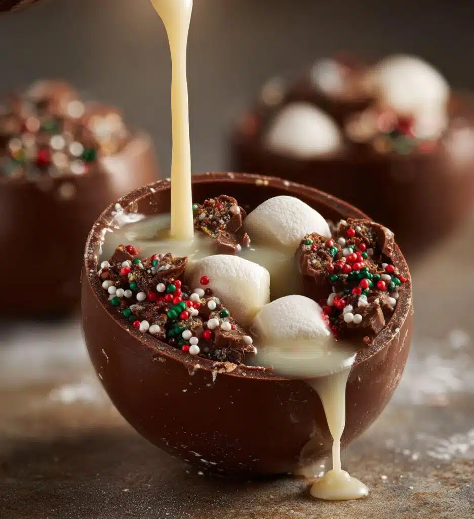 Hot Cocoa Bombs for Christmas