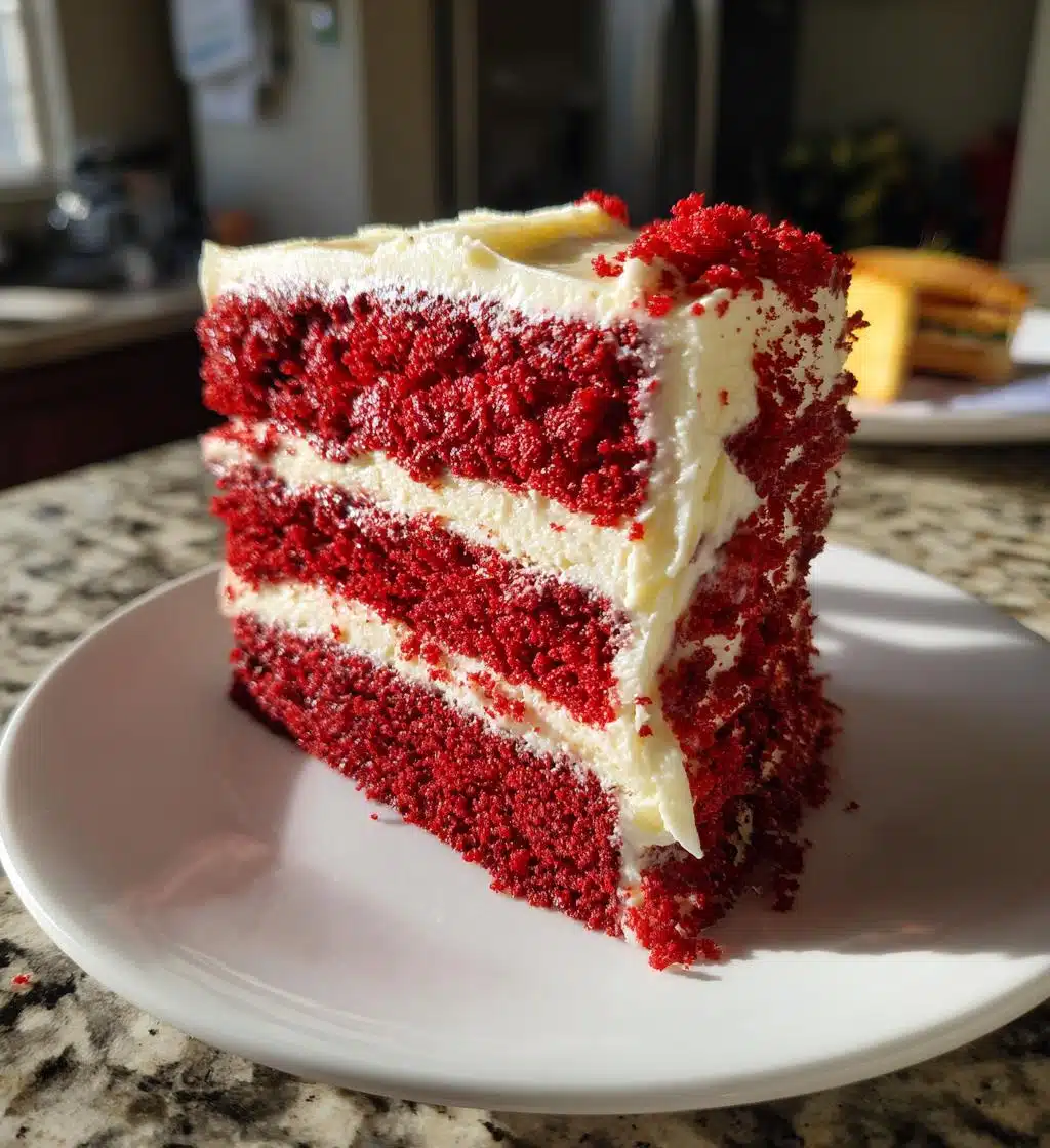 Red Velvet Layer Cake for Christmas - detail 1