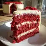 Red Velvet Layer Cake for Christmas