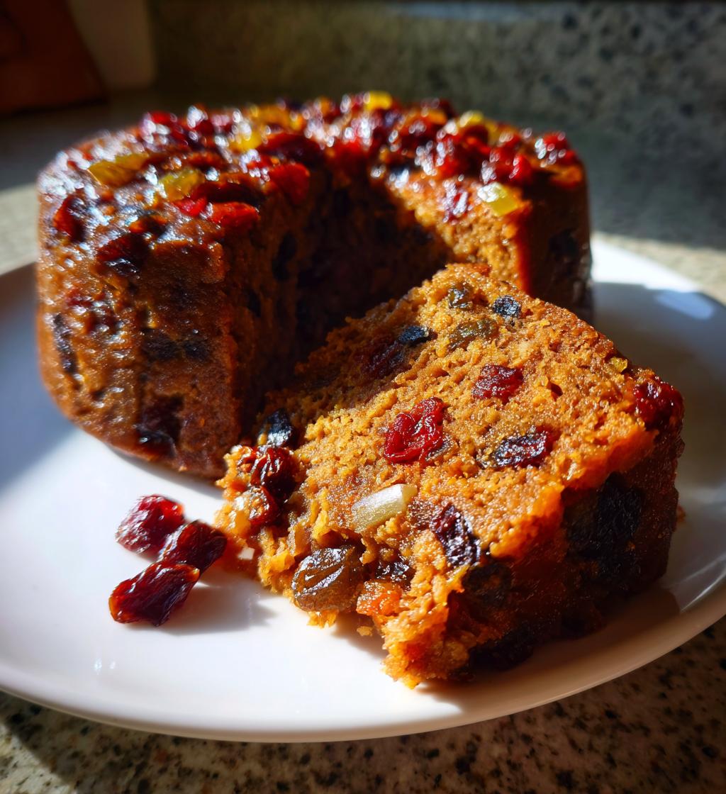 Spiced Plum Christmas Pudding - detail 1