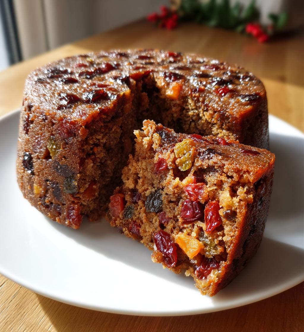 Spiced Plum Christmas Pudding