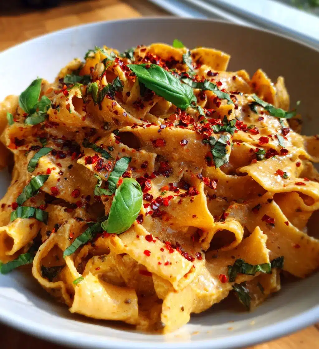 Spicy Creamy Pappardelle Pasta - detail 1