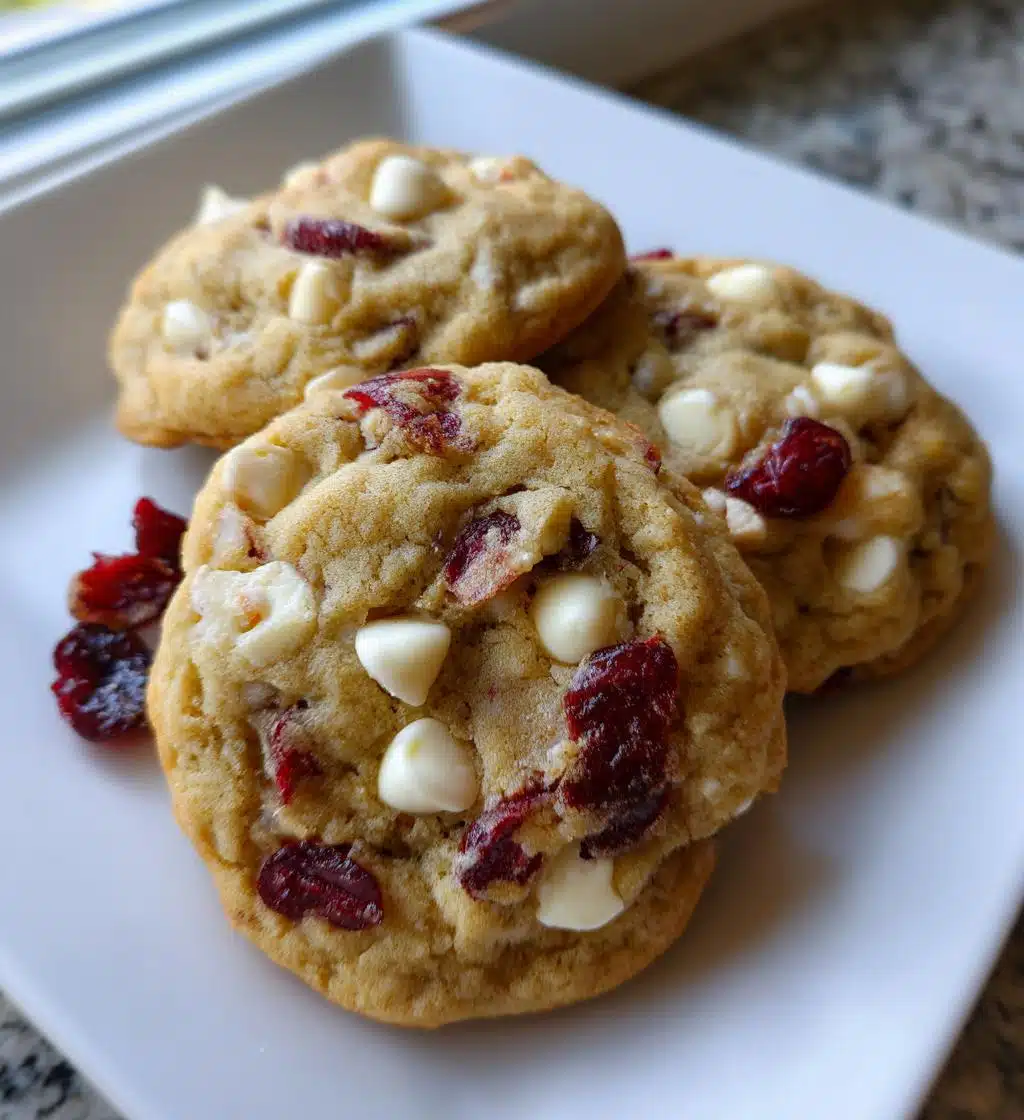 White Chocolate Cranberry Christmas Cookies - detail 1