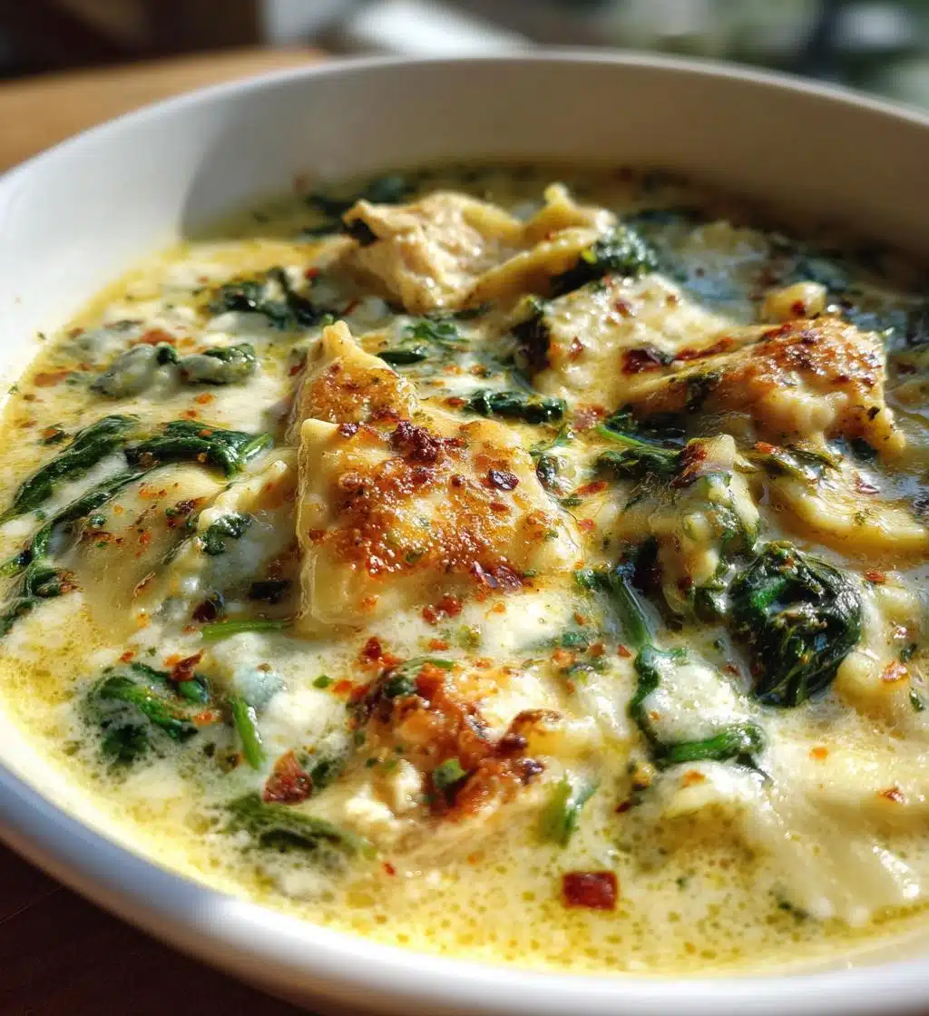 White Lasagna Soup - detail 1