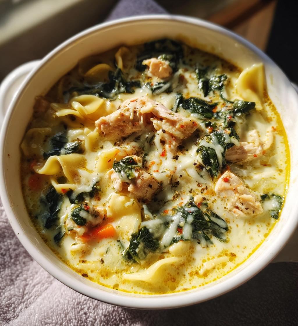 White Lasagna Soup