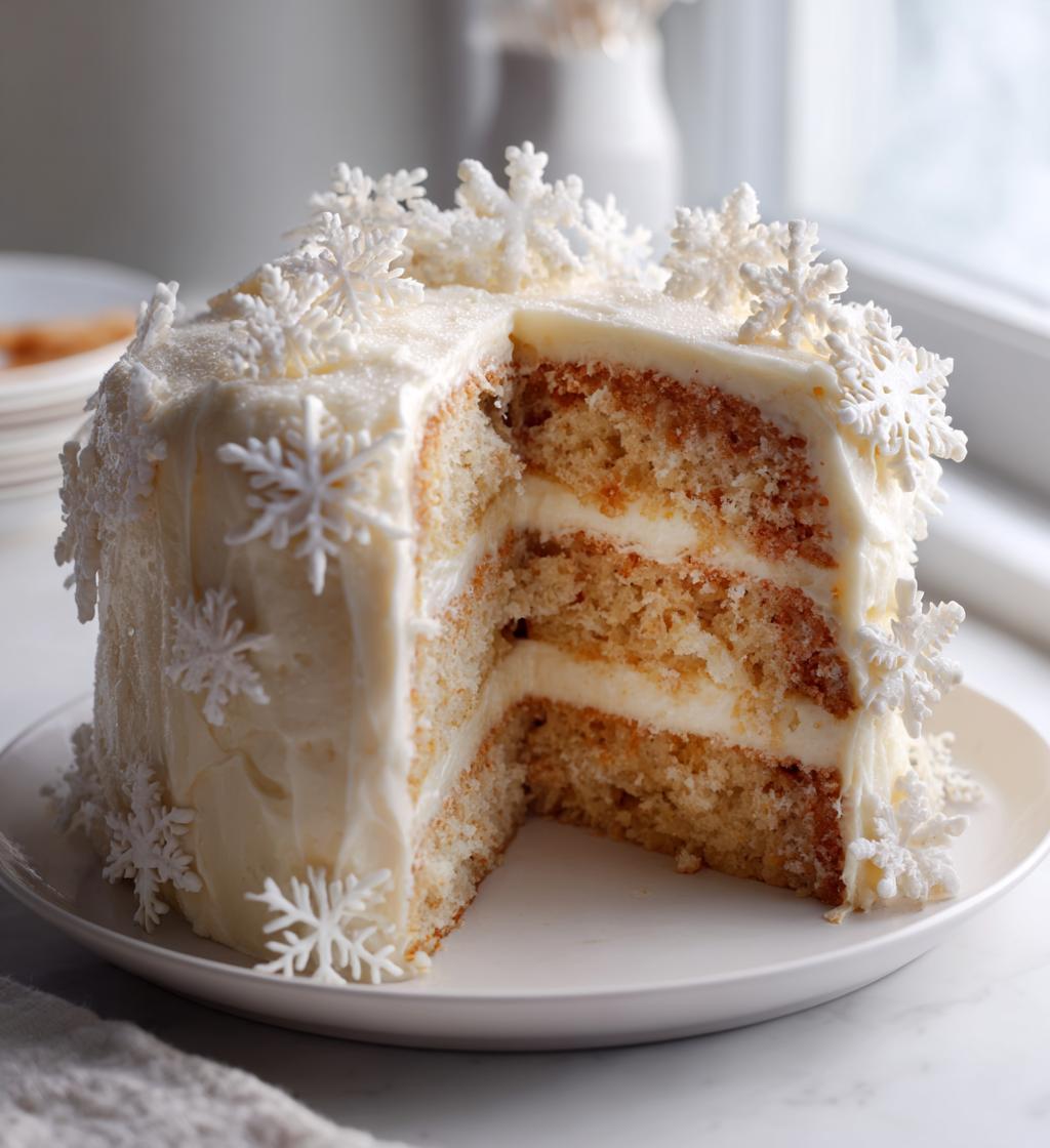 Winter Wonderland Christmas Cake - detail 1