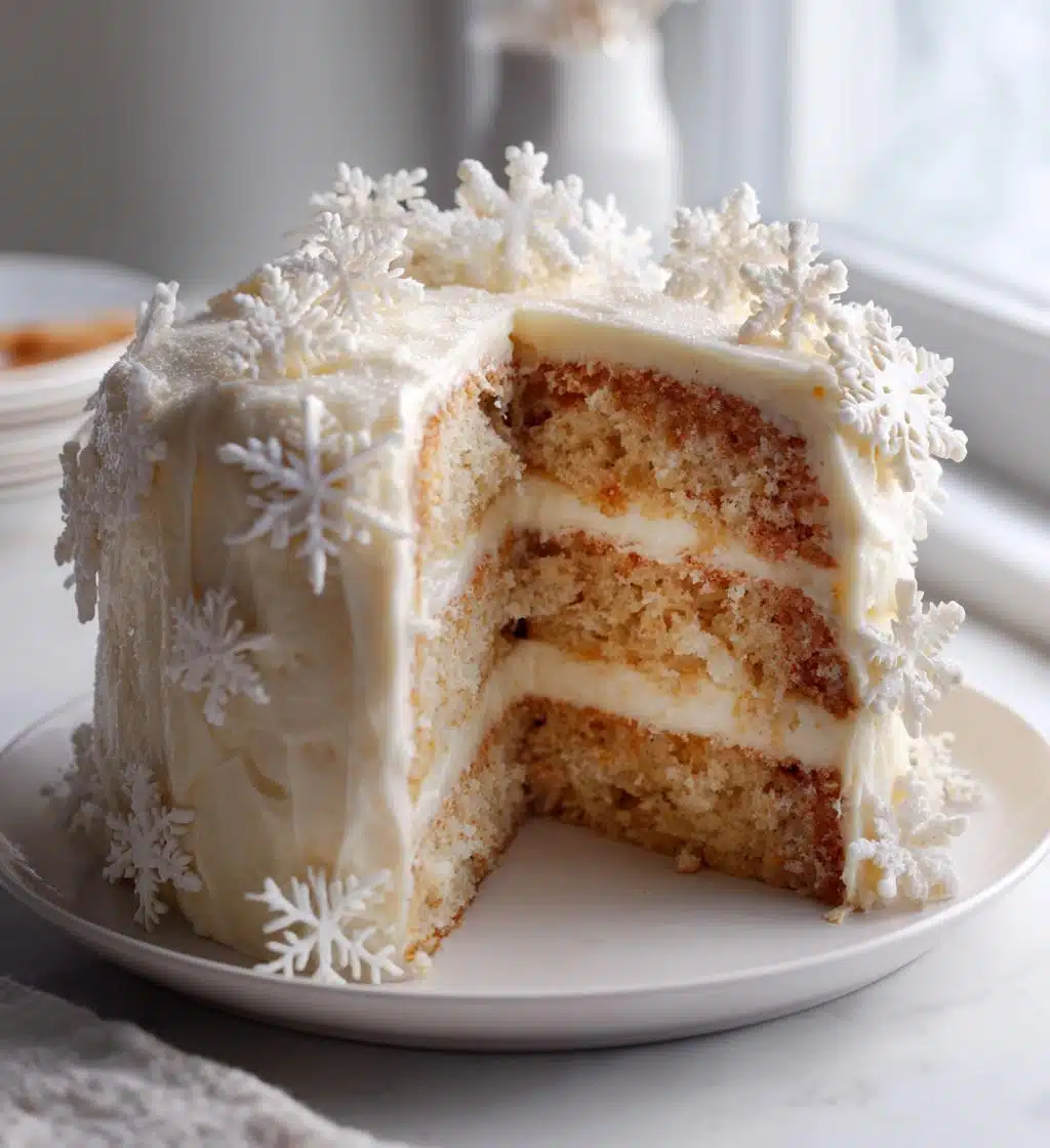 Winter Wonderland Christmas Cake - detail 1