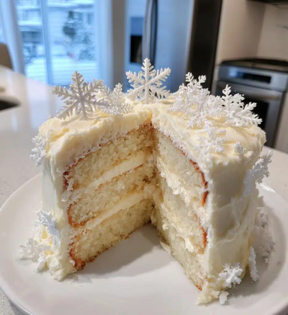 Winter Wonderland Christmas Cake