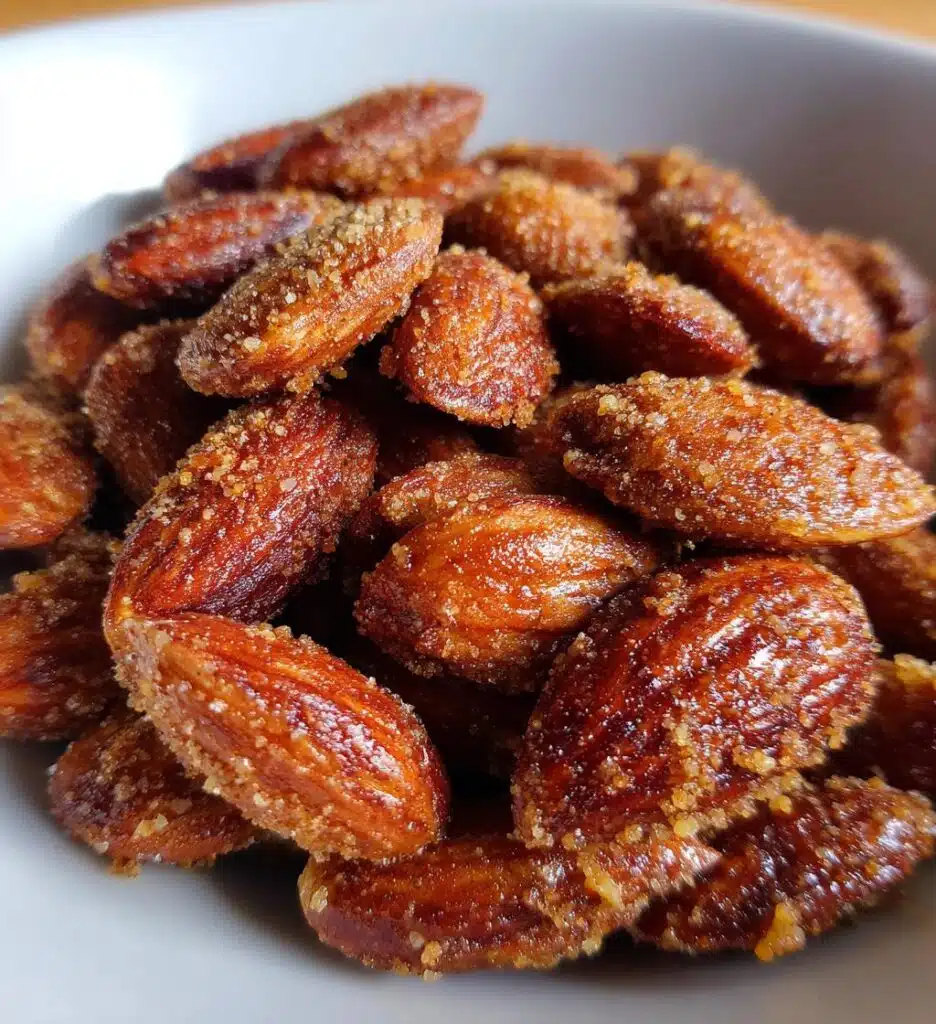 air fryer cinnamon almonds