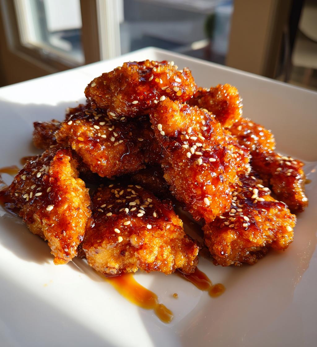 air fryer honey garlic chicken tenders