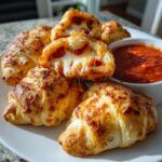 air fryer pepperoni pizza crescent rolls