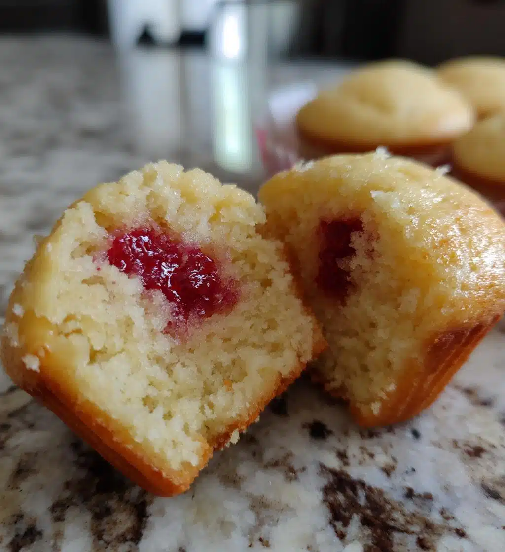 almond wedding cake cupcakes with raspberry filling - detail 1