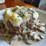 amish hamburger steak bake recipe