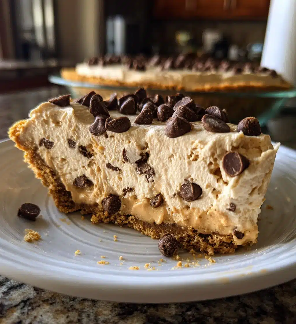 amish peanut butter cream pie - detail 1