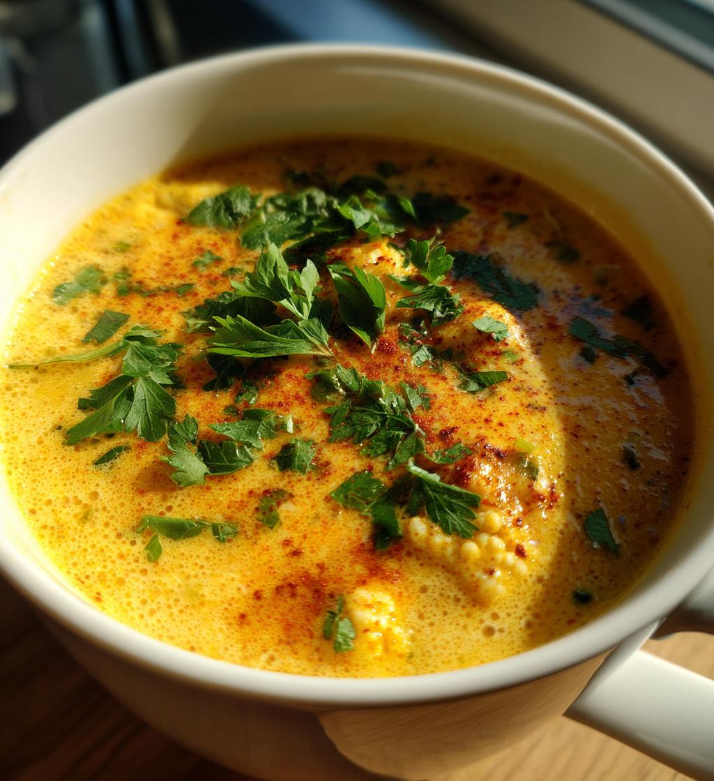 anti inflammatory cauliflower chicken soup