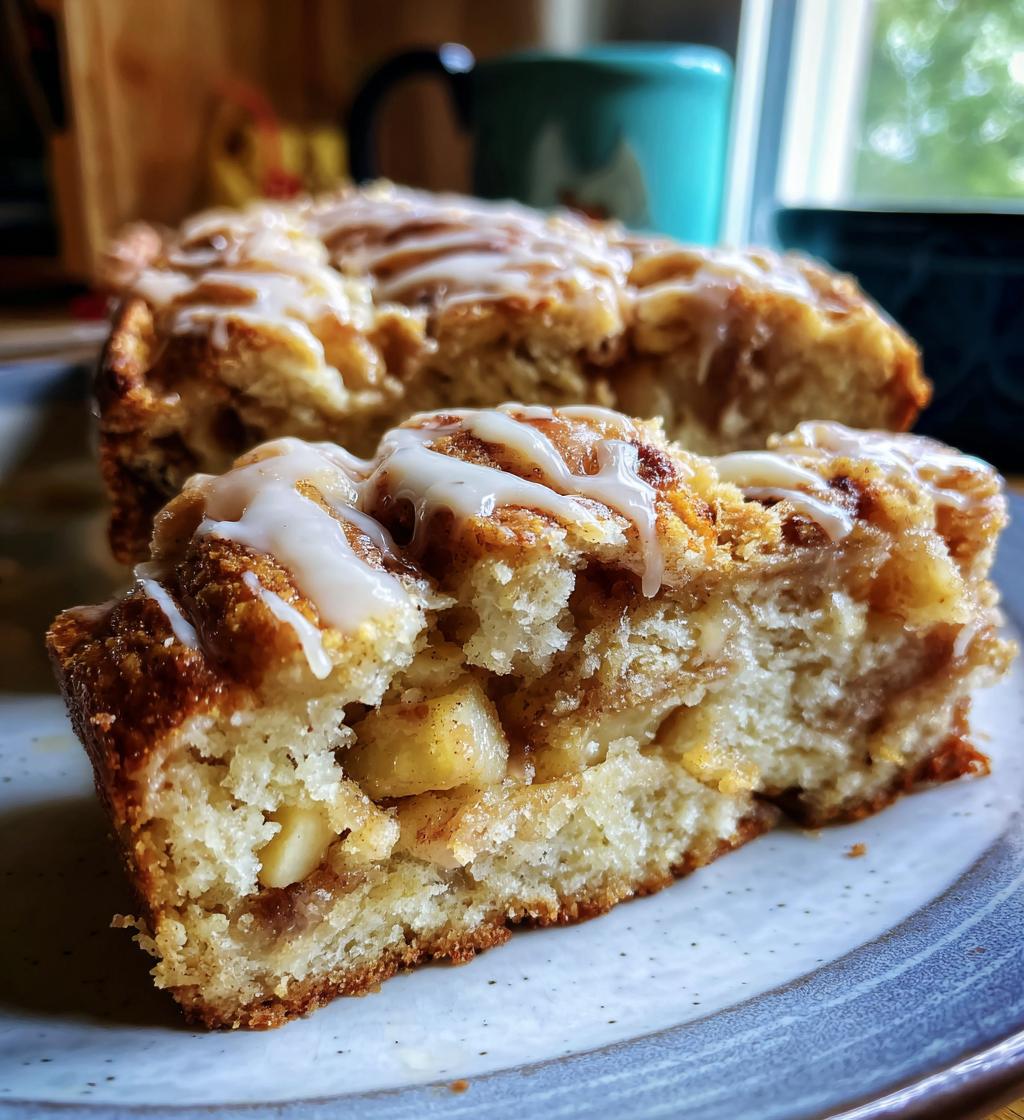 apple fritter bread - detail 1