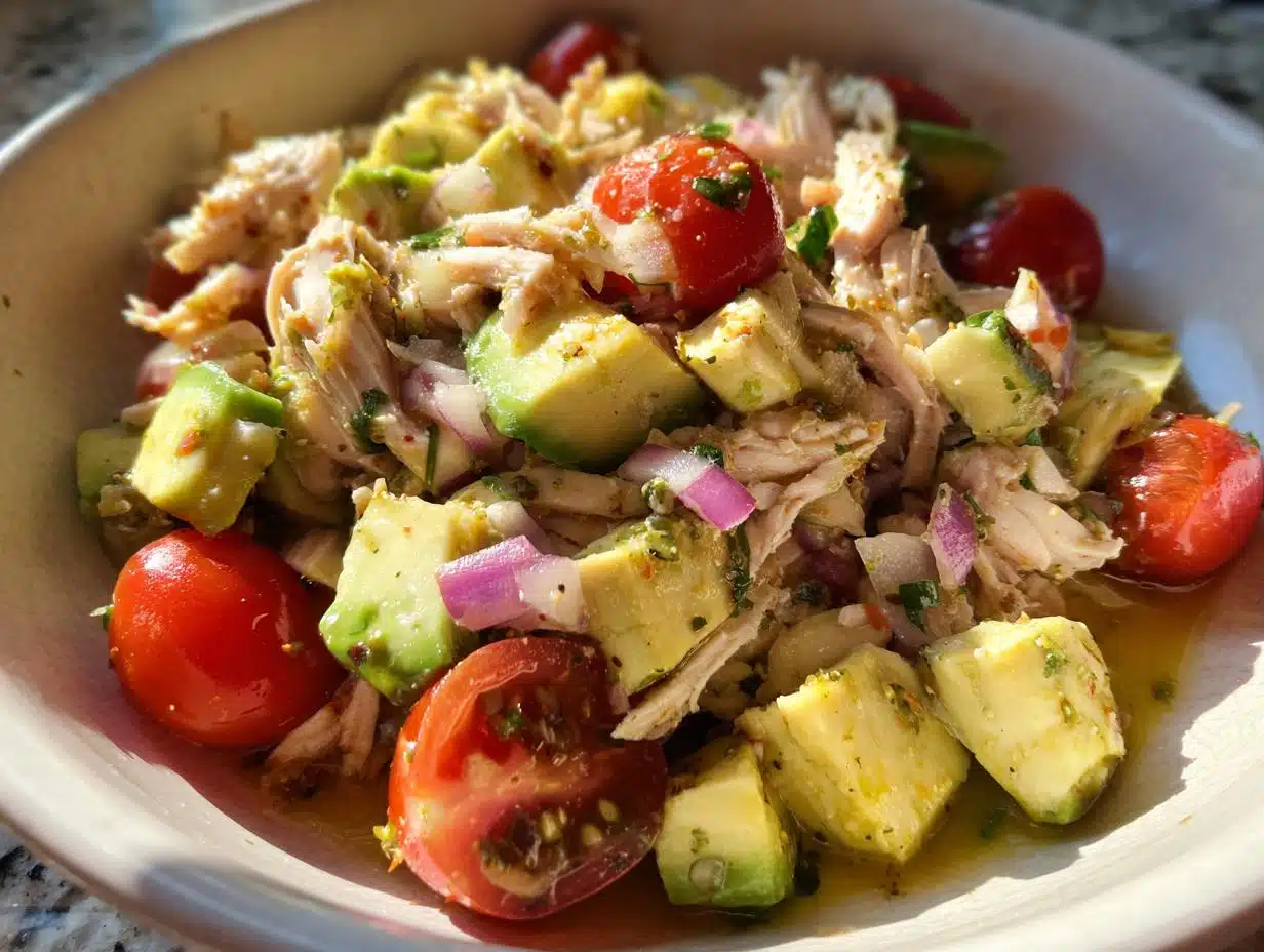avocado chicken salad recipe - detail 1