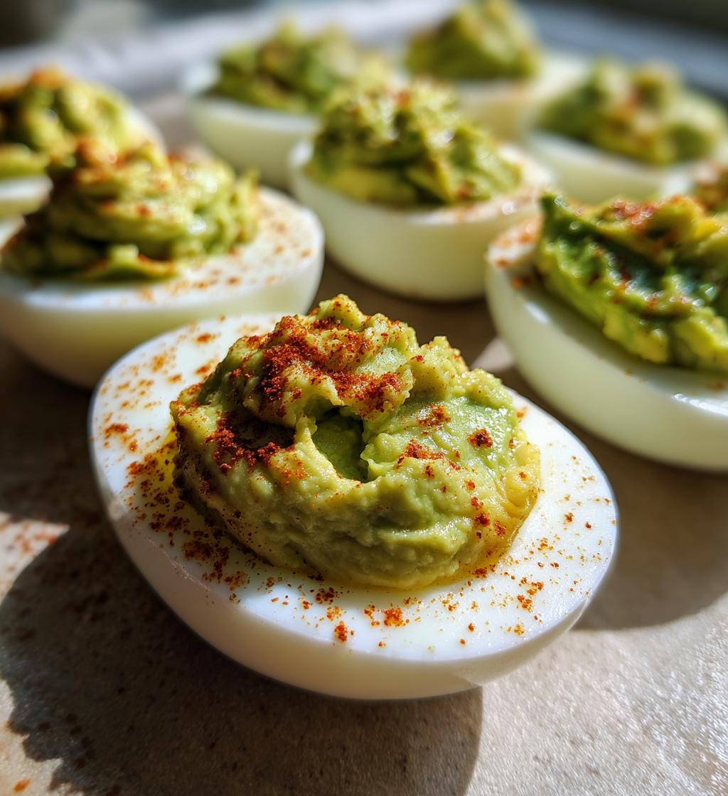 avocado deviled eggs