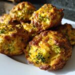 baked broccoli cheese balls