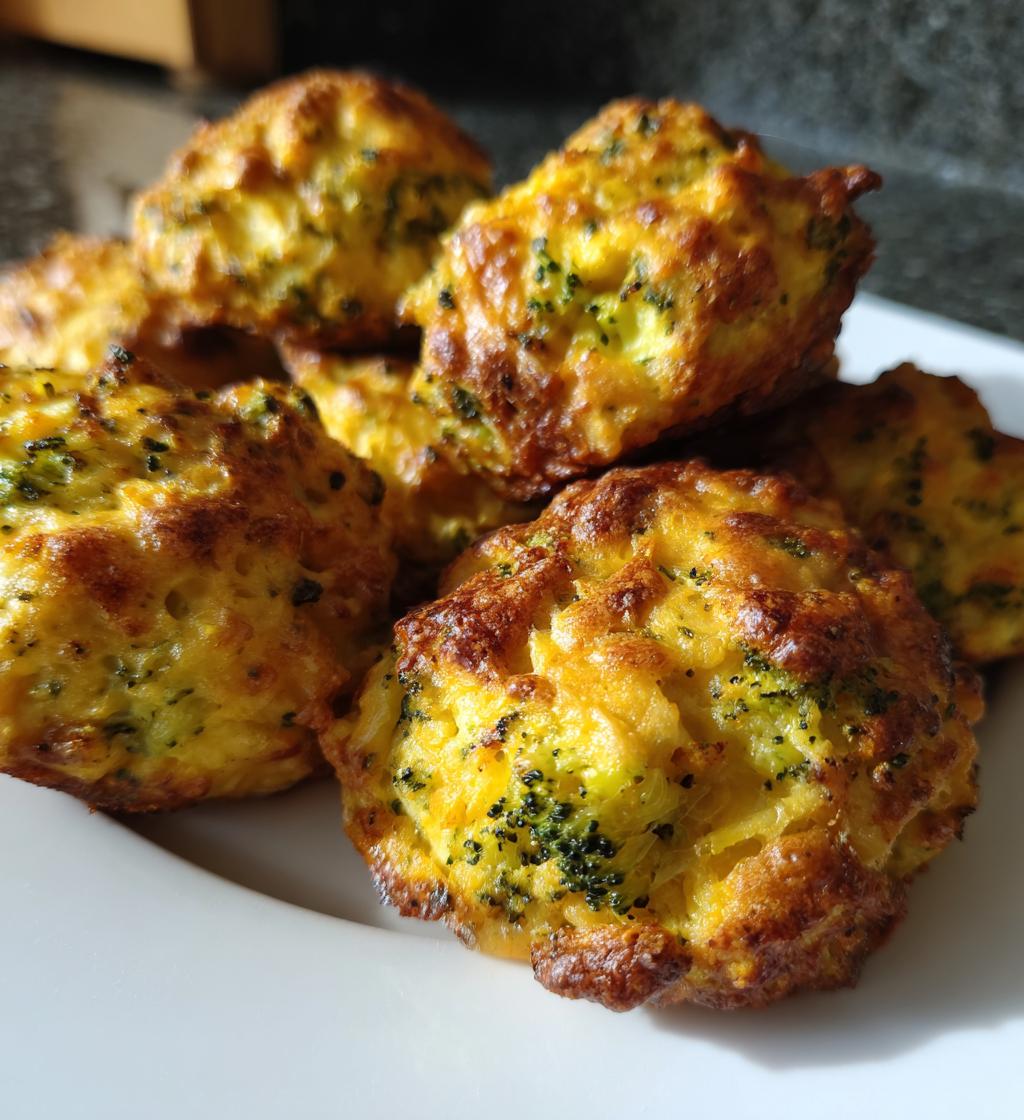 baked broccoli cheese balls