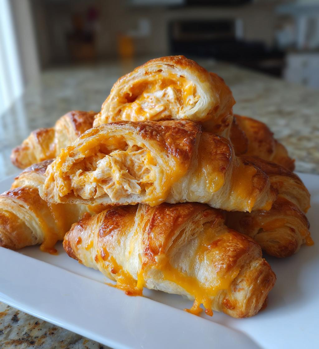 baked chicken stuffed crescent rolls