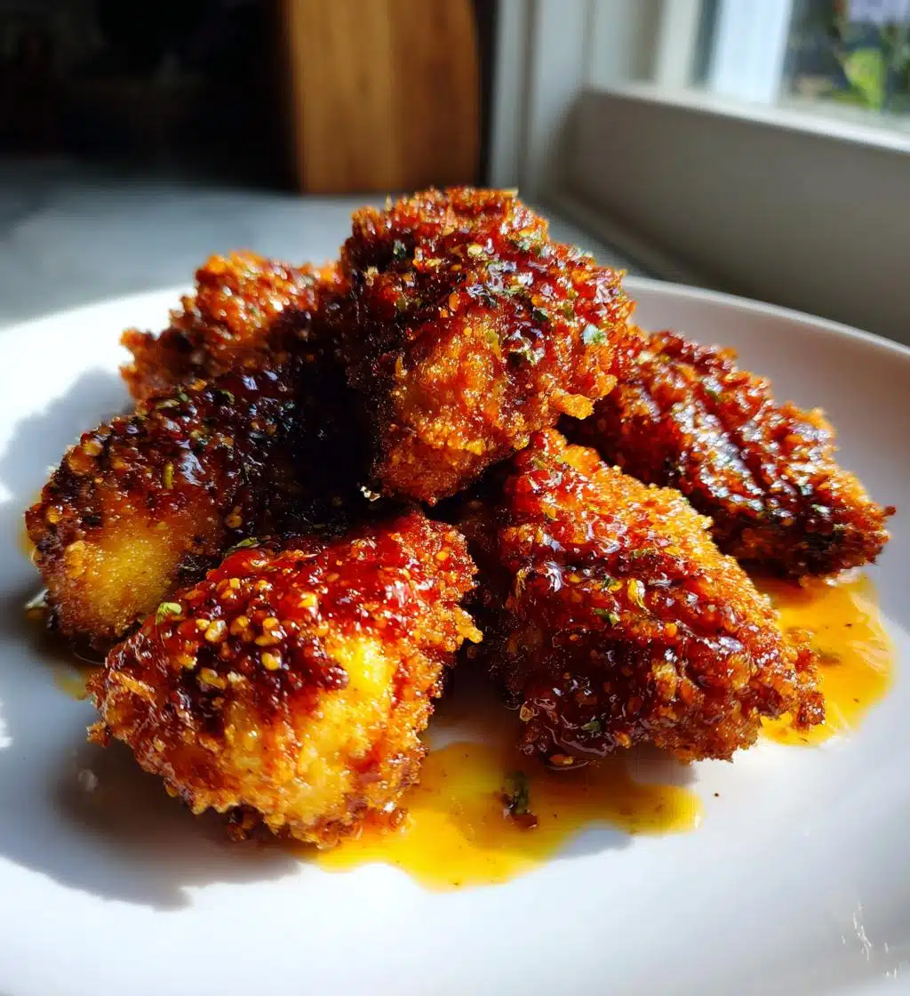 baked crunchy hot honey chicken recipe - detail 1