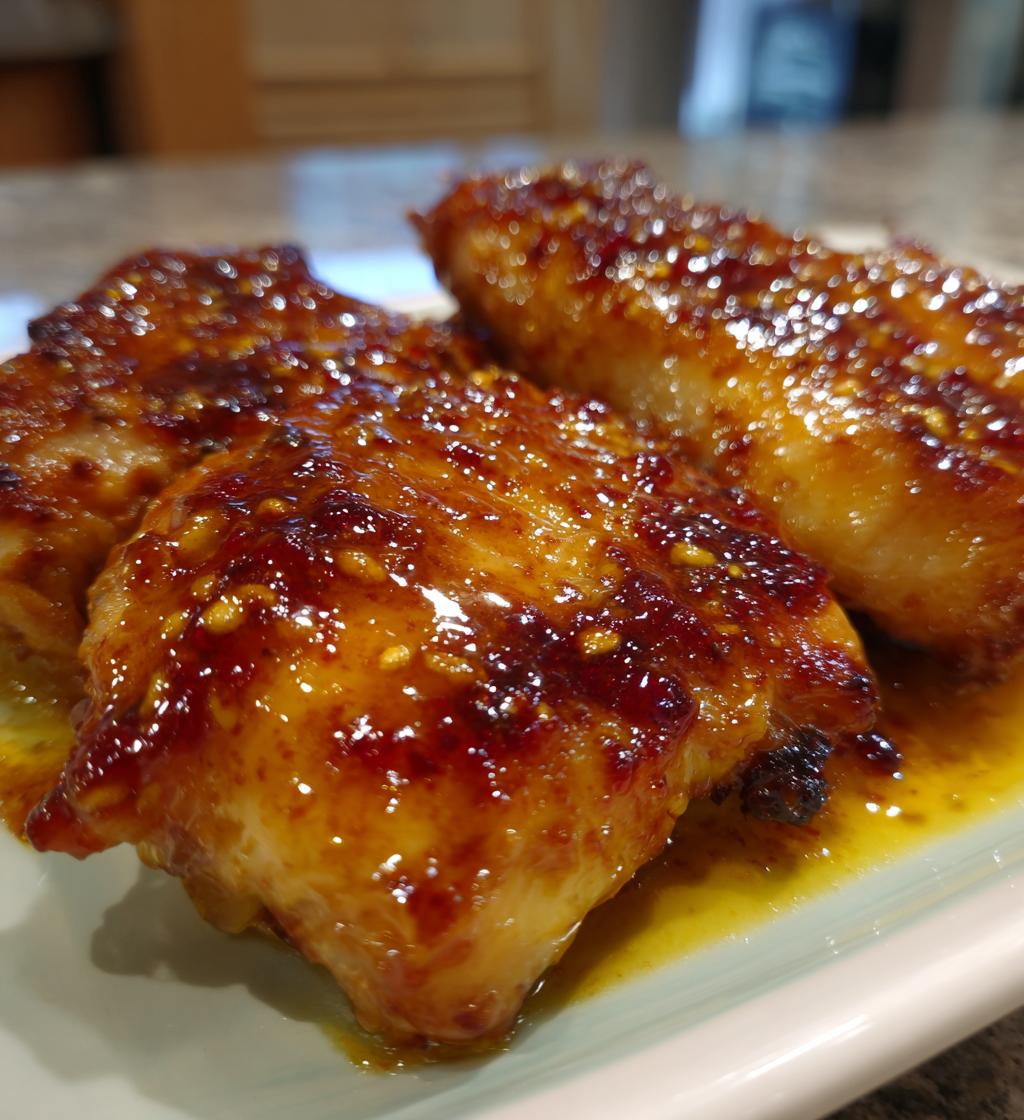 baked honey mustard chicken breasts - detail 1