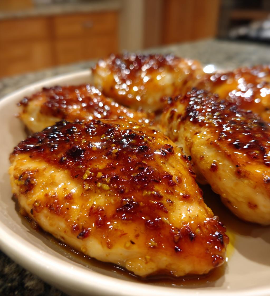 baked honey mustard chicken breasts