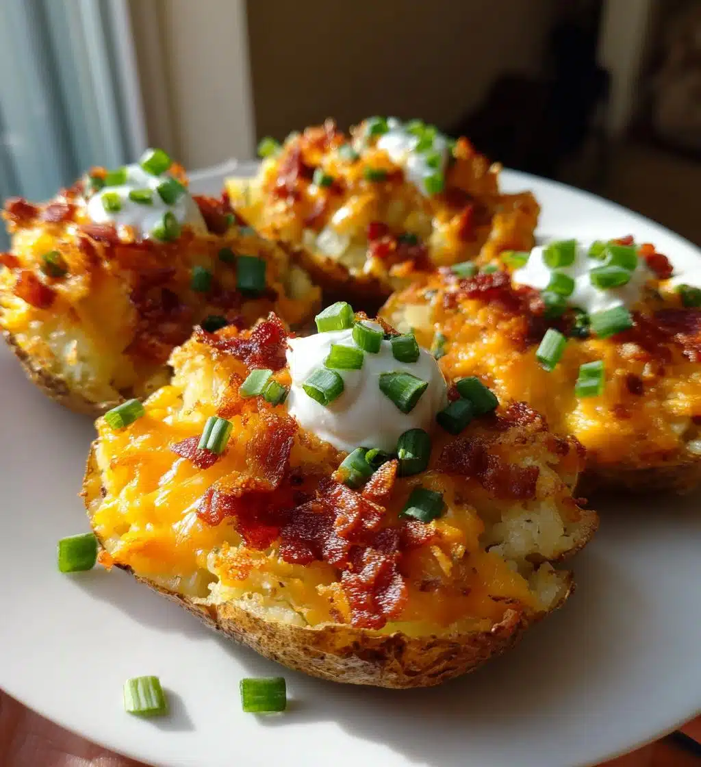 baked potato skins - detail 1