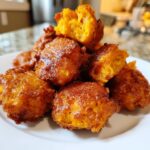 baked pumpkin fritter bites