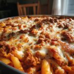 baked ziti with ground beef and ricotta