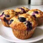 bakery style blueberry muffins