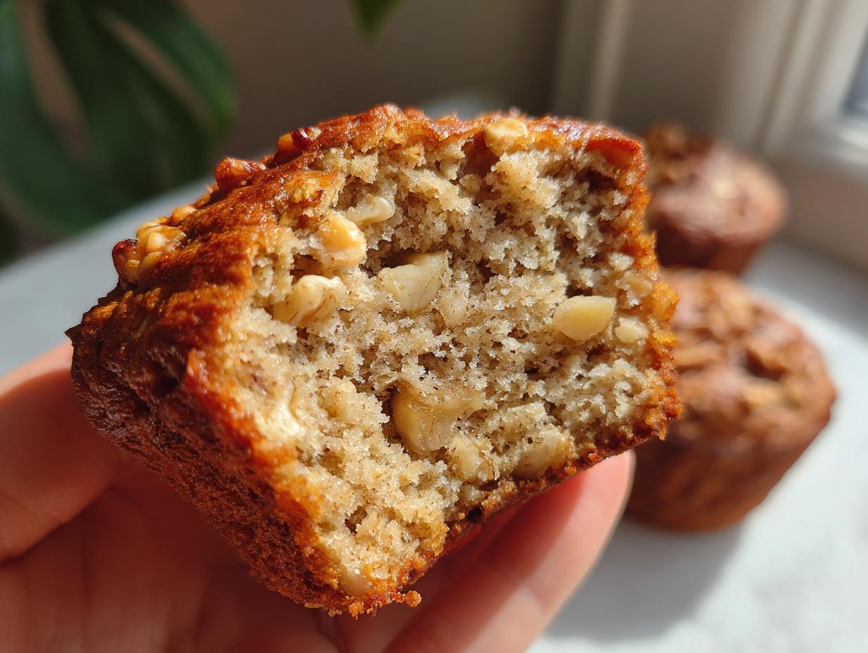 banana oatmeal muffins recipe - detail 1