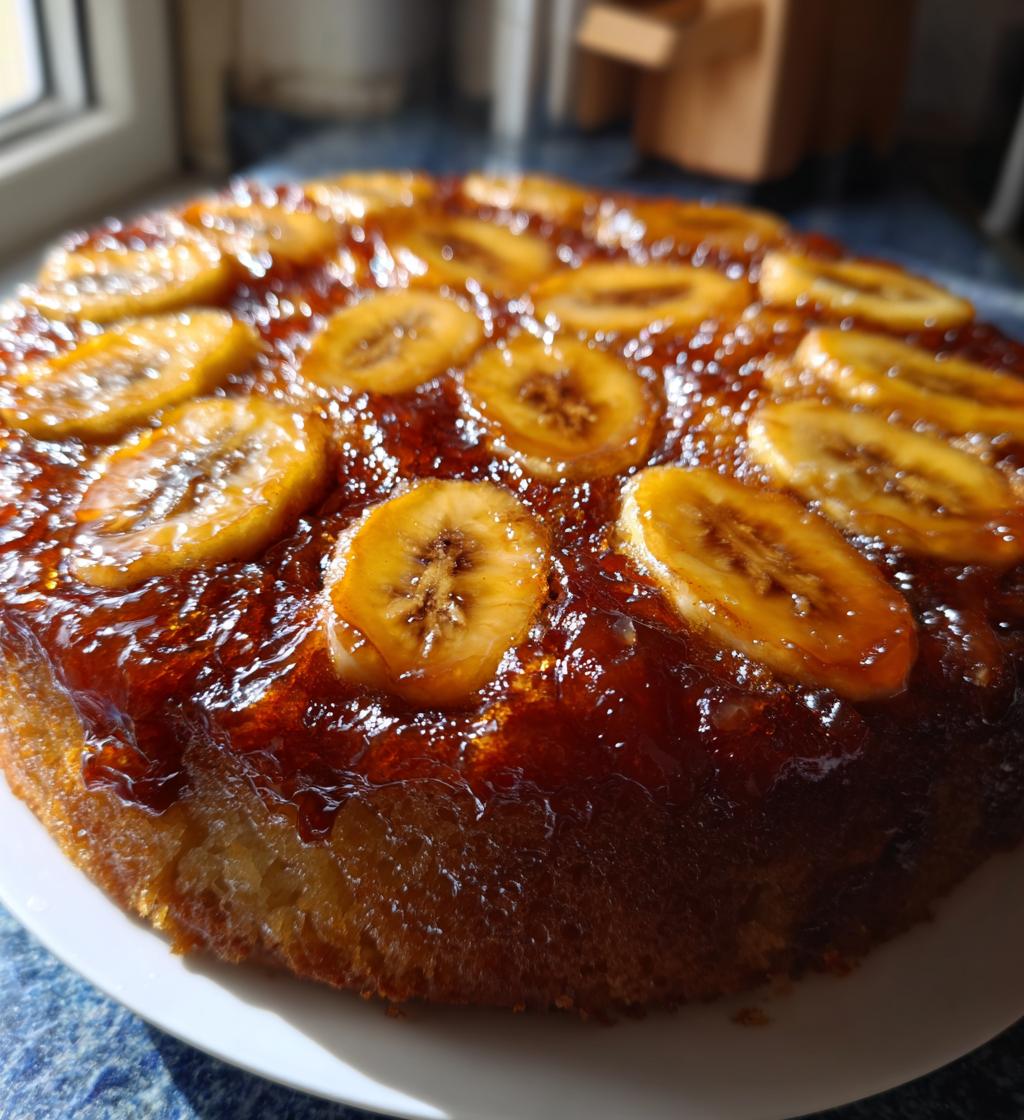 banana upside down cake