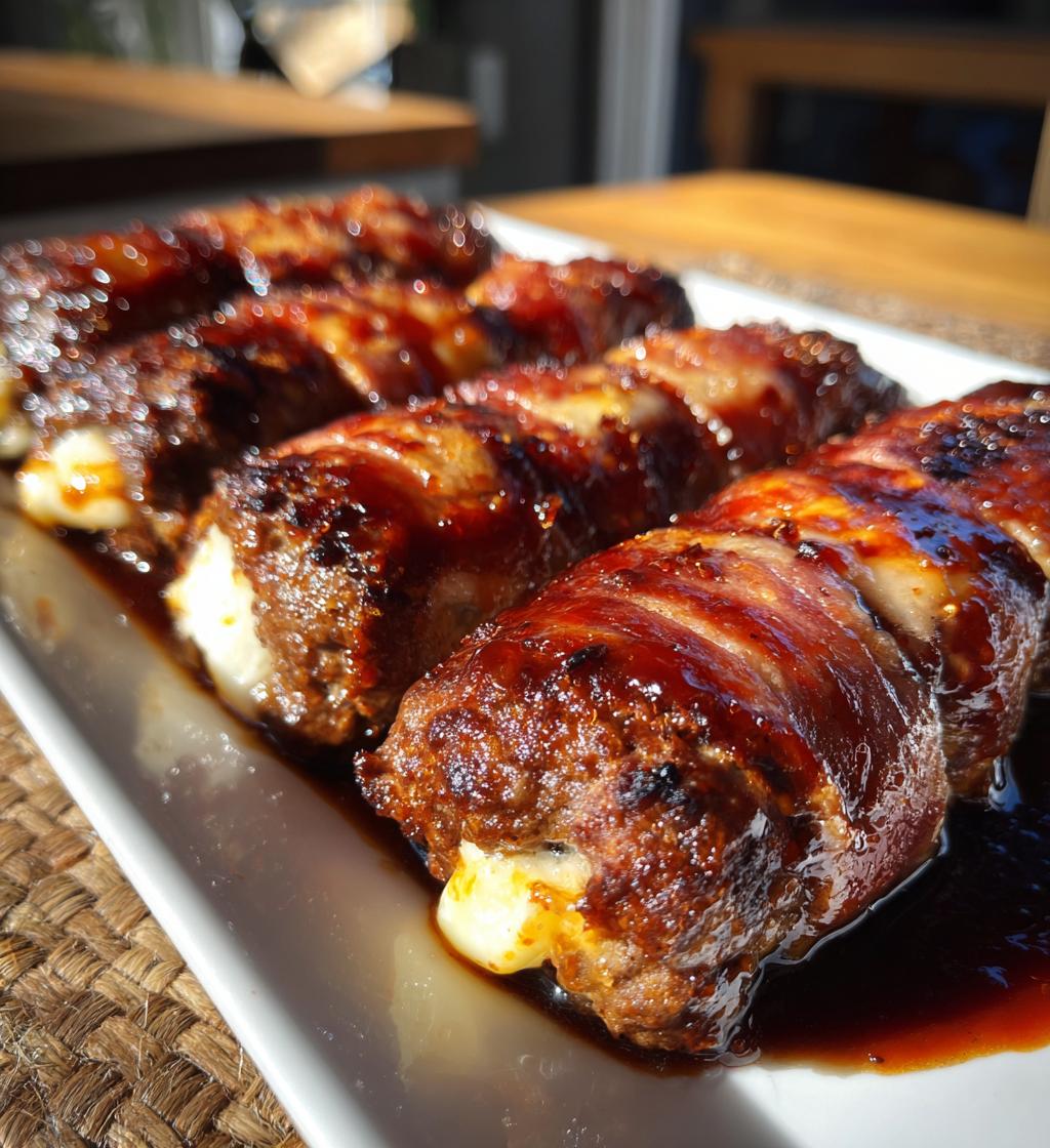 bbq beef wrapped mozzarella sticks