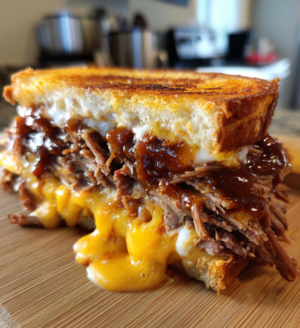 bbq brisket melts - detail 1