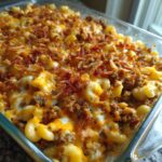 bbq cheeseburger mac n cheese casserole