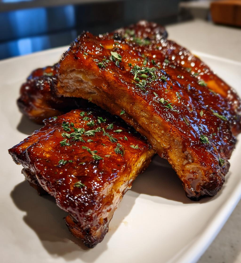 bbq ribs smoky honey sauce recipe