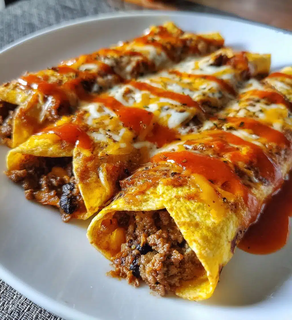 beef skillet enchiladas - detail 1