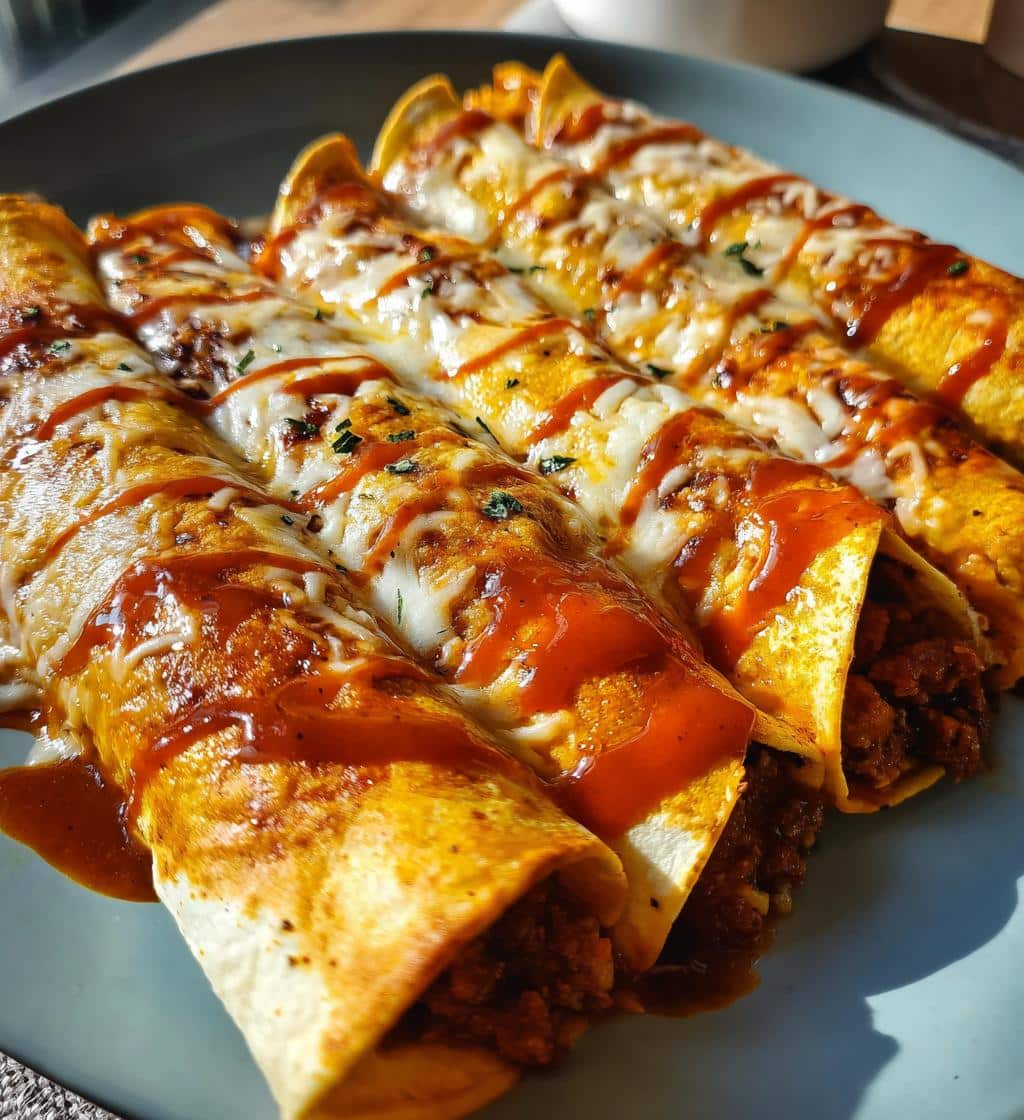 beef skillet enchiladas