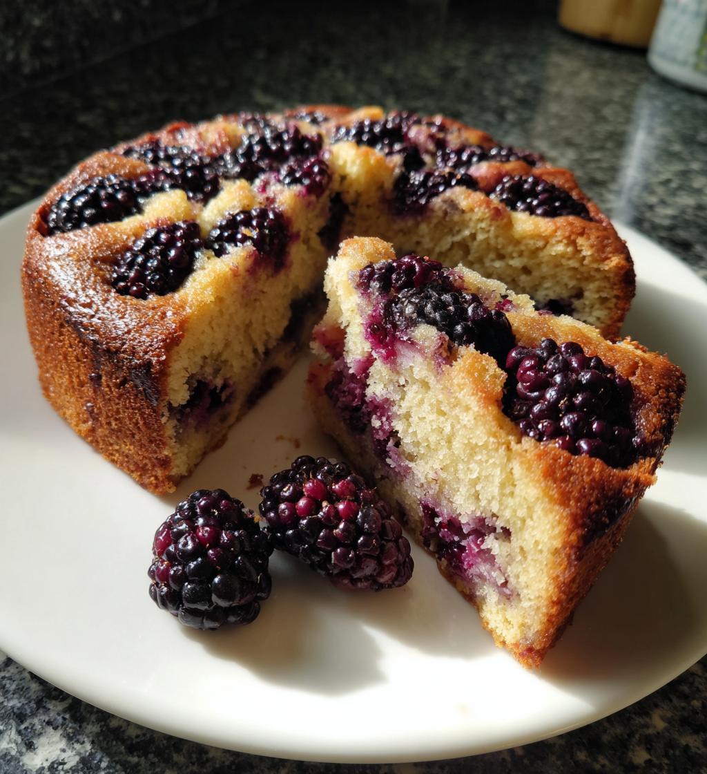 blackberry lavender cake