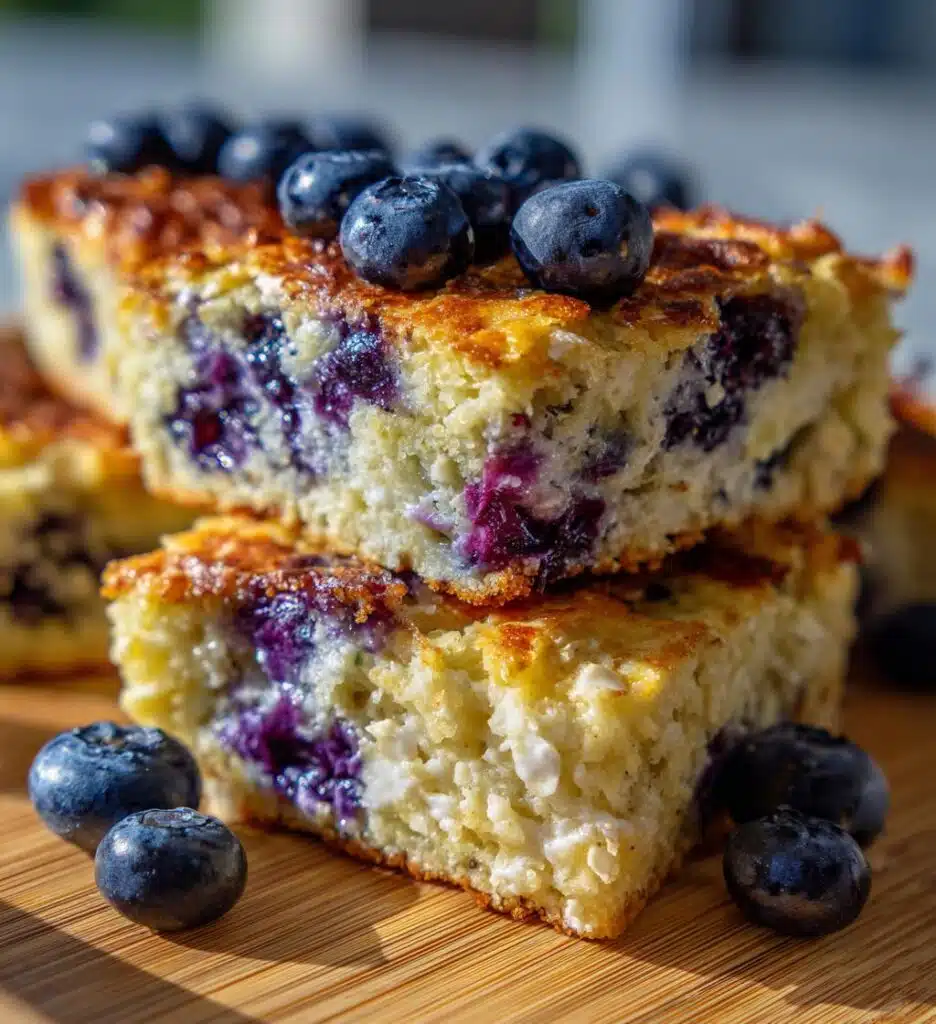 blueberry cottage cheese breakfast bake