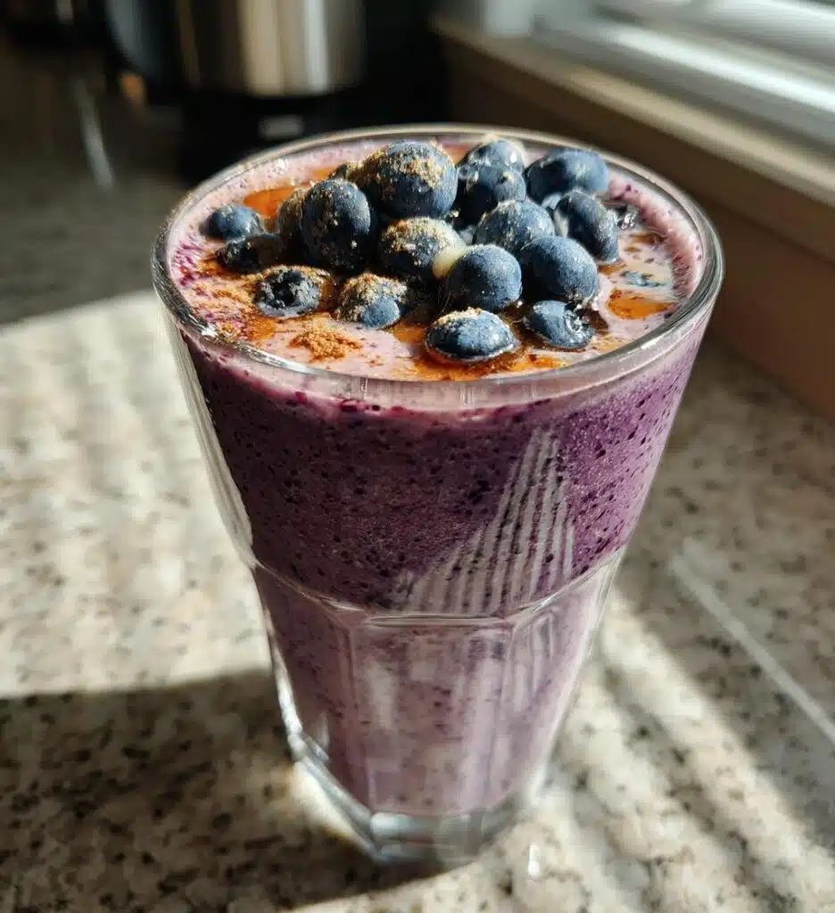 blueberry spinach antioxidant smoothie