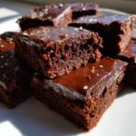 brownie shortbread bars with ganache
