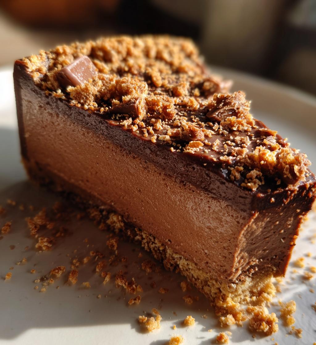 cadbury flake mousse tart