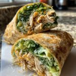 caesar chicken salad lunch wraps