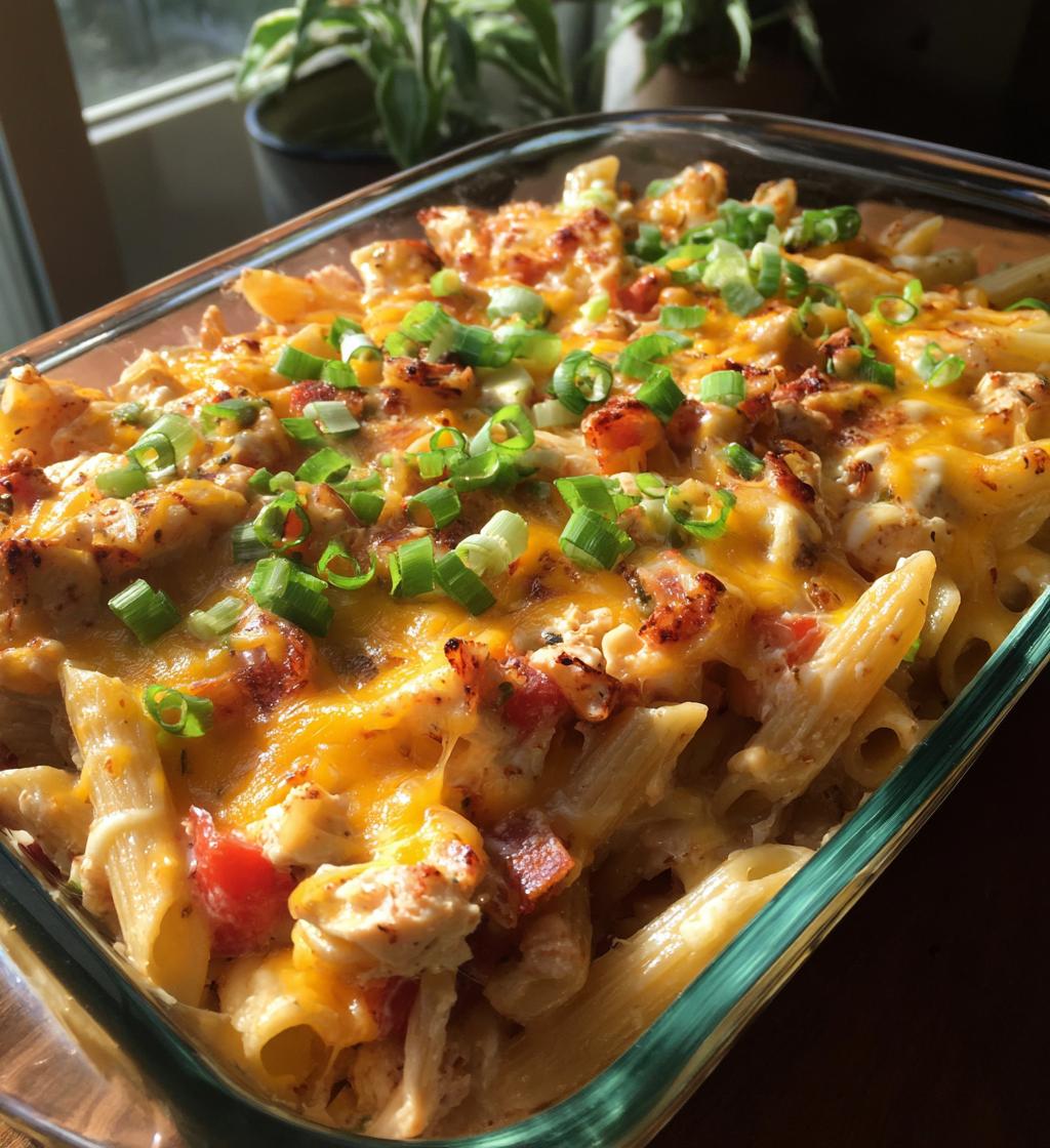 cajun cream cheese chicken pasta bake