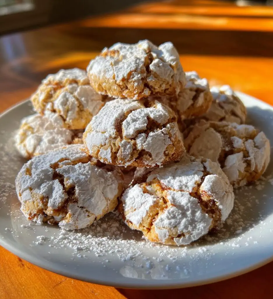 cake mix crinkle cookies