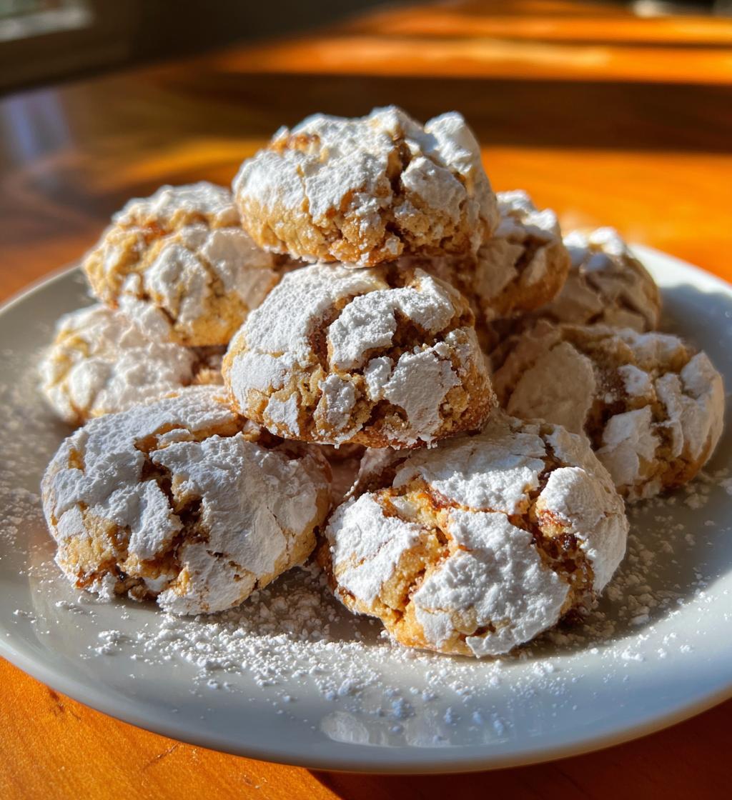 cake mix crinkle cookies
